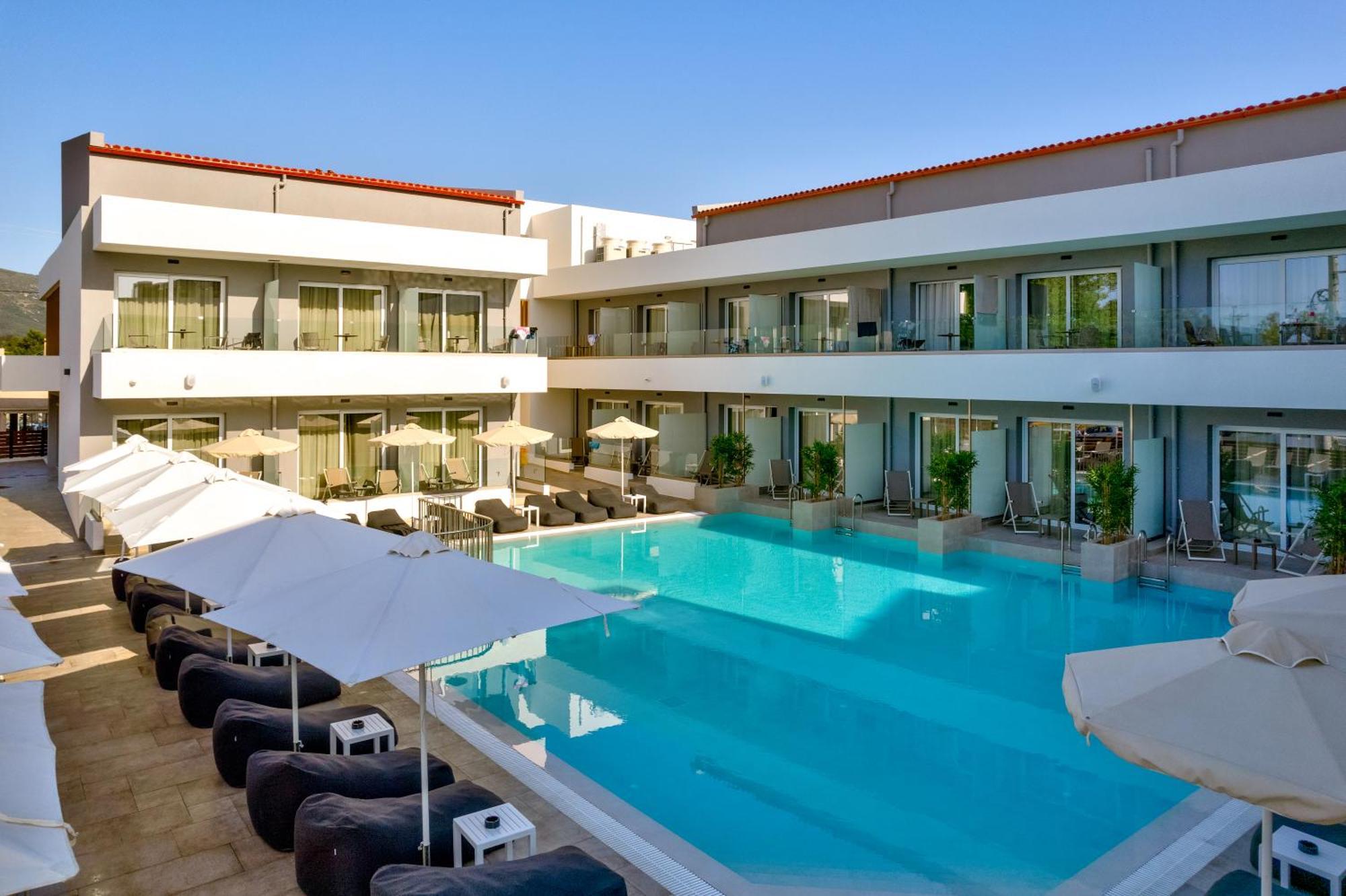 Hotel White Olive Premium Laganas Exterior foto